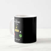 White Hat Ethical Hacker - Cyber Network Security Kaffeetasse (Vorderseite Links)