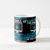 White Hat Ethical Hacker - Cyber Network Security Kaffeetasse (VorderseiteRechts)