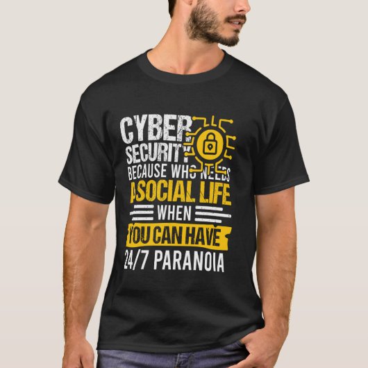 White Hat Hacker für Cyber Warrior und Ethical Hac T-Shirt (Vorderseite)