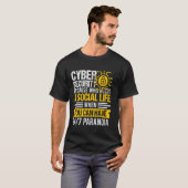 White Hat Hacker für Cyber Warrior und Ethical Hac T-Shirt (Vorne ganz)