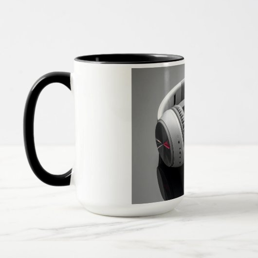 white headphones tasse (Links)