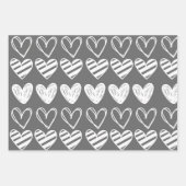 White Heart #24 Geschenkpapier Set (Vorderseite 3)