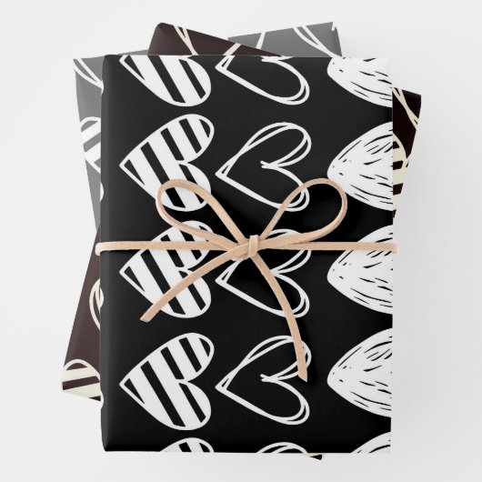 White Heart #24 Geschenkpapier Set (Beispiel)