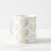 White Heart Best Friends All Occasion Gift  Kaffeetasse (Vorderseite Links)