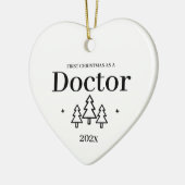 White Heart Doctor Erster Weihnachtsschmuck (Links)