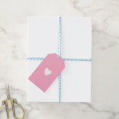 White Heart Gift Tags Geschenkanhänger (Mit Garn)