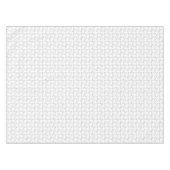 White Hearts Gray Diamond Muster Tischdecke (Vorderseite (Horizontal))