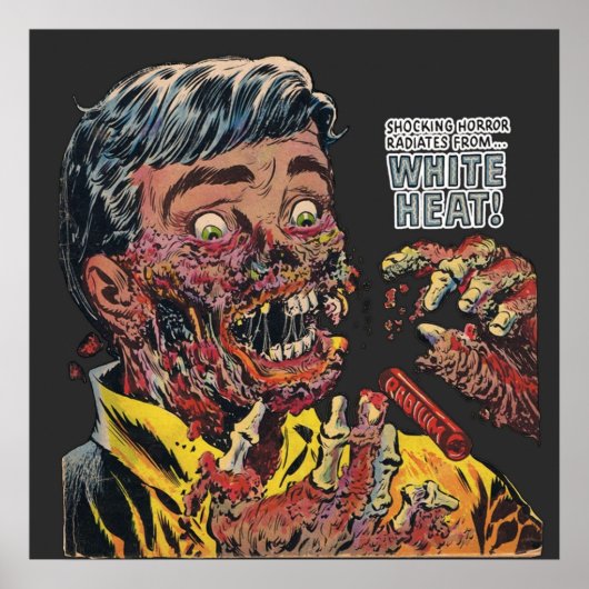 White Heat Harvey Horror Comic Zeile Black Cat My Poster (Vorne)