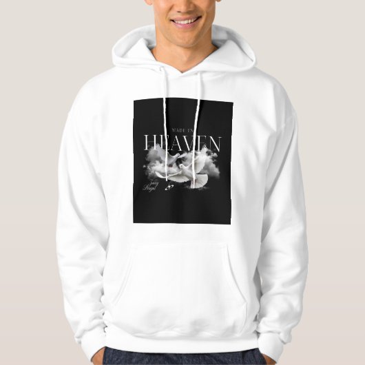 White Heaven Streetwear T-Shirt Design Hoodie (Vorderseite)