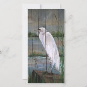 White Heron Karte (Vorderseite)