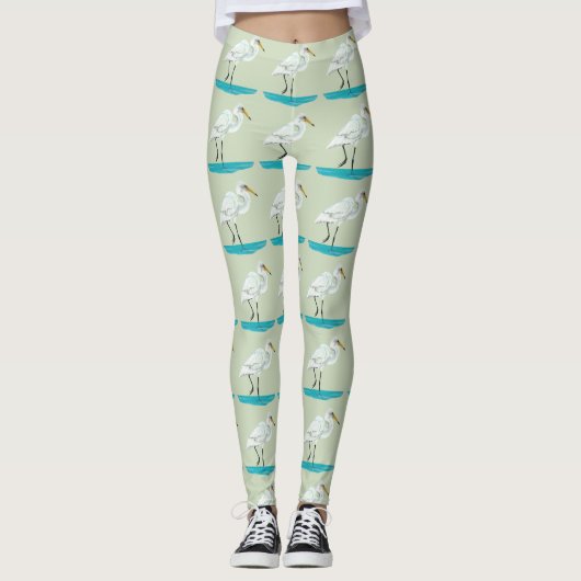 White Heron Leggings (Vorderseite)