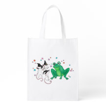 White Hexenmäuse vs. Frog-Einkaufstasche