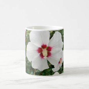White Hibiskus Kaffee Tasse