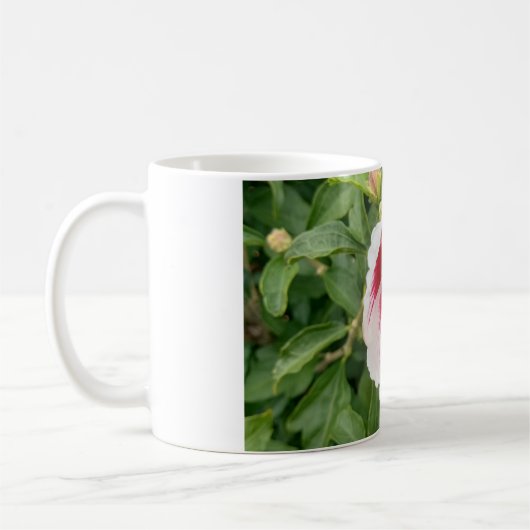 White Hibiskus Kaffee Tasse (Links)