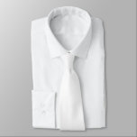 White Hidden Initials Solid Color Neck Tie Krawatte<br><div class="desc">Weiße versteckte Initialen Solid Color. Für Hochzeiten oder den täglichen Gebrauch,  mit Initialen auf der Rückseite,  die Sie leicht personalisieren oder löschen können,  wenn nicht erforderlich. Kann über die Option Weitere anpassen auf eine beliebige Farbe geändert werden,  oder bitte schreiben Sie mir,  wenn Sie Hilfe benötigen.</div>