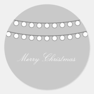 White Holiday String aus Lichter Aufkleber