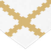 White Holiday Tablecloth Tischdecke (Schrägansicht)
