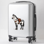 White Horse Aufkleber (Koffer)