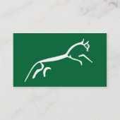 White Horse Business Card - Maßgeschneidert Visitenkarte (Rückseite)