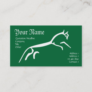 White Horse Business Card - Maßgeschneidert Visitenkarte