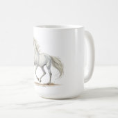 White Horse Kaffeetasse (VorderseiteRechts)