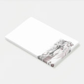 White Horse Post it Notes Post-it Klebezettel (angewinkelt)