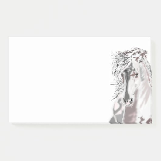 White Horse Post it Notes Post-it Klebezettel (Vorderseite)