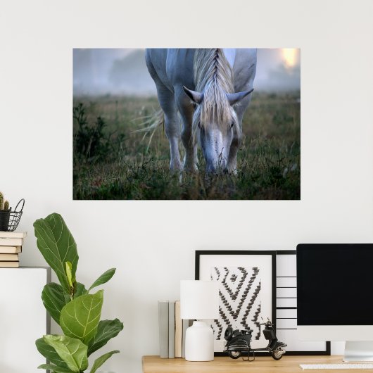 White Horse Poster (Heimbüro)