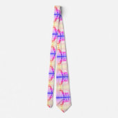 White Horse print Neck Tie Krawatte (Rückseite)