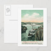 White Horse Steamer Postkarte (Vorne/Hinten)