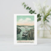 White Horse Steamer Postkarte (Stehend Vorderseite)