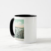 White Horse Steamer Tasse (Vorderseite Links)