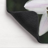 White Hosta Blume Mousepad (Ecke)