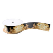 White Hot Flames Satinband (Spule)