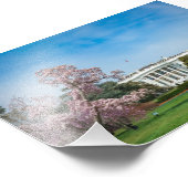 White House in Spring Fotodruck (Ecke)