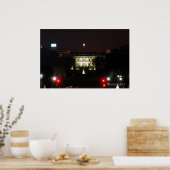 White House - Night Poster (Küche)