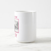 White House Patriotic Begrüßung Zuhause Daddy trum Kaffeetasse (Mittel)