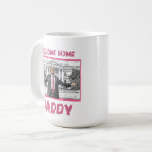 White House Patriotic Begrüßung Zuhause Daddy trum Kaffeetasse (Vorderseite Links)