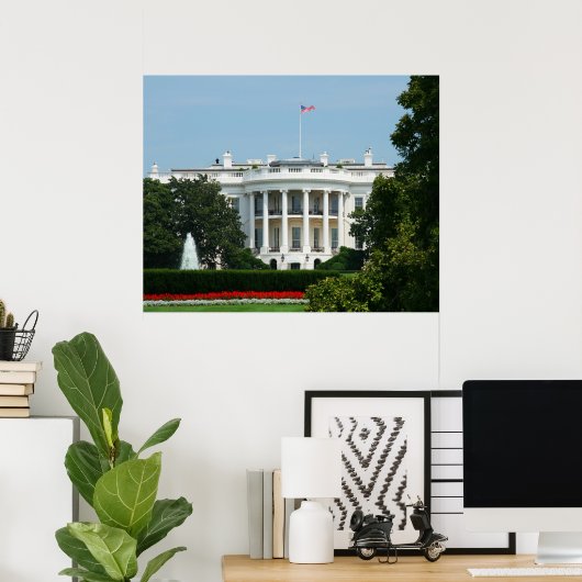White House Print Poster (Heimbüro)