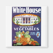 White House Selected Vegetables Magnet (Vorne)