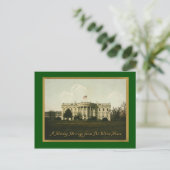 White House Vintage Weihnachten Postcard (Stehend Vorderseite)