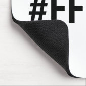 White HTML RGB Mousepad (Ecke)