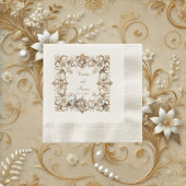White Hummingbird Cocktail Napkins Serviette