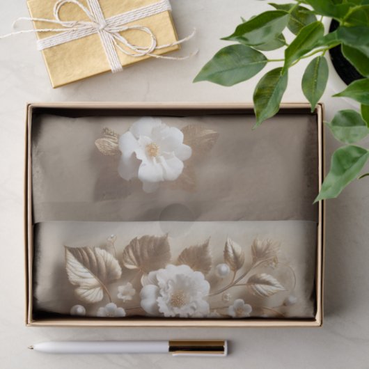 White Hummingbird Decoupage Tissue Wrapping Seidenpapier (Geschenk)