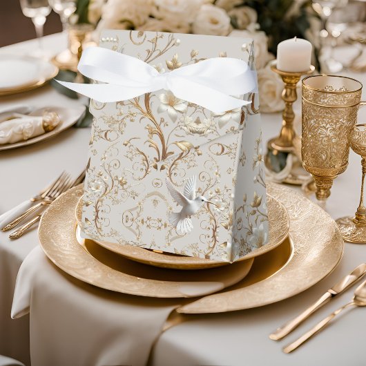 White Hummingbird Floral Fevor Box Geschenkschachtel