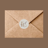 White Hummingbird Packungsaufkleber Runder Aufkleber