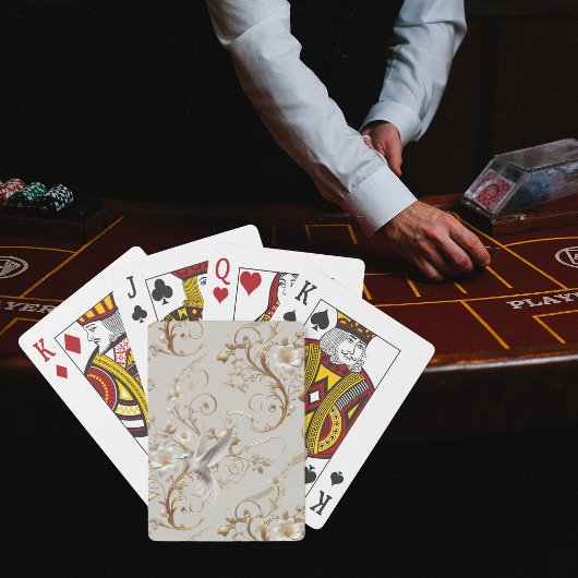 White Hummingbird Spielkarten