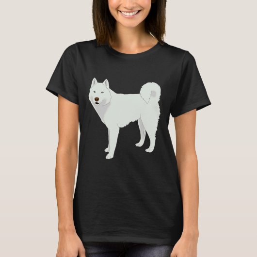 White Husky 35 T-Shirt (Vorderseite)