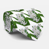 White Hyacinths Krawatte (Gerollt)