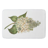 White Hydrangea Badematte (Vorderseite)